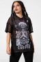  Camisetas y chalecos para mujer | Top boyfriend de malla maldita de Killstar