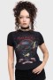 Camisetas y camisetas sin mangas para mujer | Camiseta ajustada Killstar Here Comes Trouble