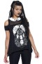 Camisetas y chalecos para mujer | Top Killstar Nunsense con cuello y hombros descubiertos