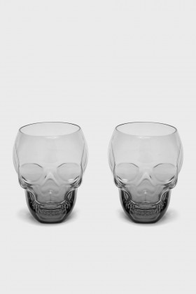  Tazas y vasos para el hogar | Vasos para beber Killstar Cranium [GRIS]