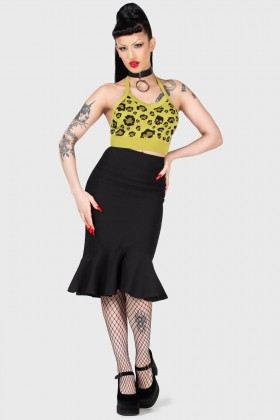  Cultivo de mujeres | Top halter Skulleo de Killstar