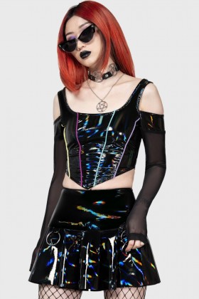  Mujeres que salen | Top corsé mágico de Killstar Midnight
