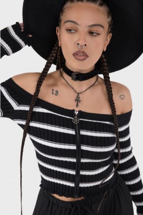  Camiseta de manga larga para mujer | Top Killstar Ashryn