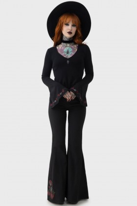 Camiseta de manga larga para mujer | Top Killstar Worldly