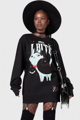  Ropa de estar por casa para mujer | Sudadera Killstar Cat Spat