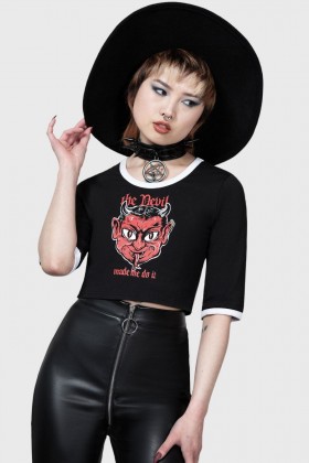  Camisetas y chalecos para mujer | Camiseta entallada Killstar Temple Hounds