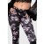  Leggings de terciopelo para mujer | Leggings Killstar Hematite [NEGRO/ROSA]