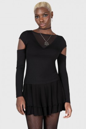  Dámský top s dlouhým rukávem | Killstar Devote Thee