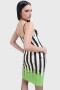  Kvinder Mini | Killstar Distressed Stripe Bodycon Kjole