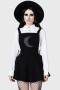  Kvinder Mini | Killstar Luna Orb Pinafore Kjole