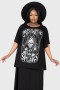  Dame T-shirts og veste | Killstar Madame Misfortune afslappet top