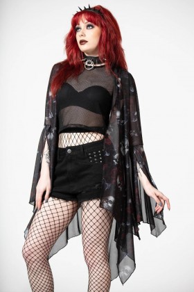  Lange ærmer til kvinder | Killstar Fairy Moss Mesh-coverup