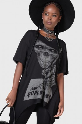 Dame T-shirts og veste | Killstar Love Is Dead T-shirt