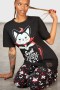  Heren Grafische Tops | Killstar Catnap T-shirt