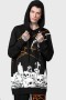  Dameshoodies | Killstar Pumpkin Reaper Hoodie