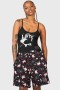 Loungewear voor dames | Killstar Lil Vampurr lange shorts