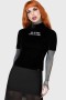  Dames T-shirts & Vesten | Killstar Allergic To Colour Velvet Top
