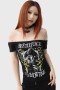 Dames T-shirts & Vesten | Killstar Ghost met de meest Bardot-achtige top