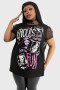  Dames T-shirts & Vesten | Killstar Ghoul Friends Sheer Combo Top
