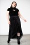  Dames fluweel | Killstar Grailed maxi-rok [B]