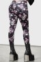  Dames Velvet | Killstar Hematite Leggings [ZWART/ROZE]