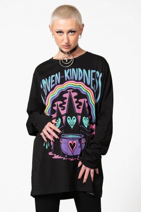 Heren lange mouwen | Killstar Coven Of Kindness top met lange mouwen