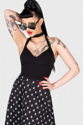  Dames Basics | Killstar Real Gone Haltertop