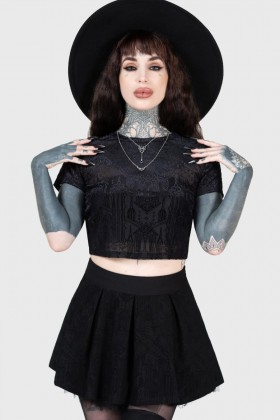 Vrouwen Crop | Killstar Chapel Of Hatred Crop Top