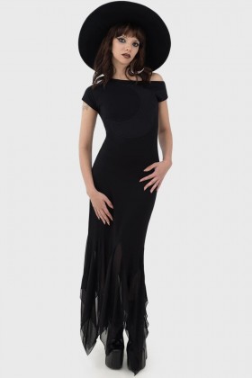  Dames Maxi | Killstar Hollow Night Maxi-jurk