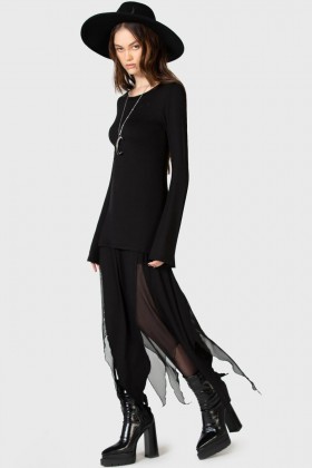  Midi-rokken voor dames | Killstar The Grimmer The Better Midi-rok