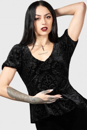  Dames T-shirts & Vesten | Killstar Sombre Heart Top