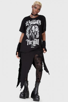  Dames T-shirts & Vesten | Killstar Waiting For You Relaxed Top