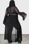  Capes pour femmes | Cape mystérieuse transparente Killstar [B]