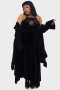 Robe maxi femme | Robe chasuble maxi Killstar Ascended