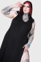  Robe longue femme | Robe à capuche Killstar Hexin