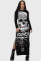 Robe longue femme | Robe longue Killstar à l'effet saisissant