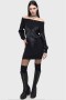 Robe pull mi-longue femme | Killstar Demontorn