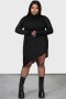  Mini-robe femme | Robe asymétrique Killstar Stone Heart