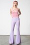  Femme en velours | Pantalon pattes d'éléphant Killstar Moondance [LILAS PASTEL]