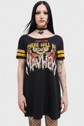  Robe t-shirt mini femme | Killstar Trouble Maker