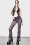  Frauen gehen aus | Killstar Dazed Skull Flares