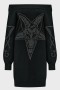  Damen-Midikleid | Killstar Demontorn Strickkleid