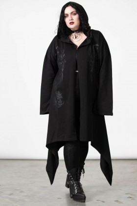  Damen-Cardigans | Killstar Lunar Wizard Kapuzen-Cardigan