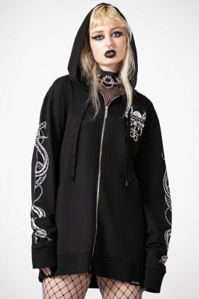 Damen-Hoodies | Killstar Anders Zip-Up Hoodie