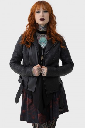  Damenjacken & -mäntel | Killstar Spideration Bikerjacke
