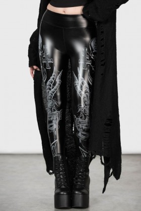  Damen-Leggings | Killstar Screech Owl Leggings