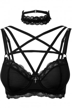  Damen-Dessous | Killstar She Bites Spitzen-BH [B]