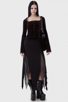  Damen Langarmshirt | Killstar Heliria Top