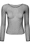  Γυναικεία Μακρυμάνικη Μπλούζα | Killstar Hellrazor Fishnet [B]