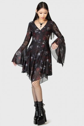  Γυναικείο Μίνι Φόρεμα | Killstar Bellflora Mesh